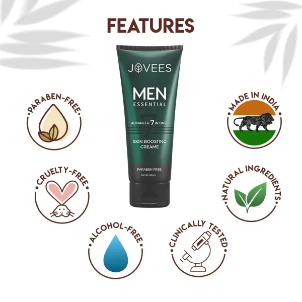 JOVEES HERBAL CARE Men Advanced 7 in-1 Skin Boosting Creame - Jovees - 60g