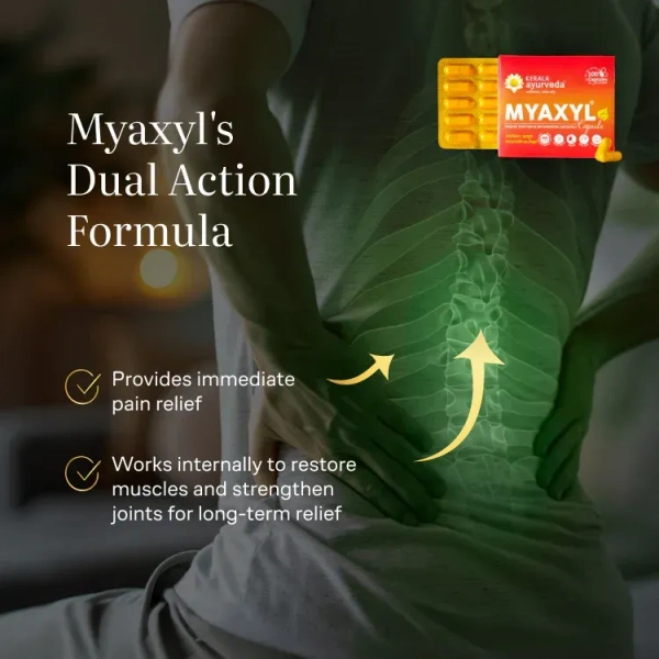  Kerala Ayurveda Myaxyl Capsules - Kerala  - 100Capsules