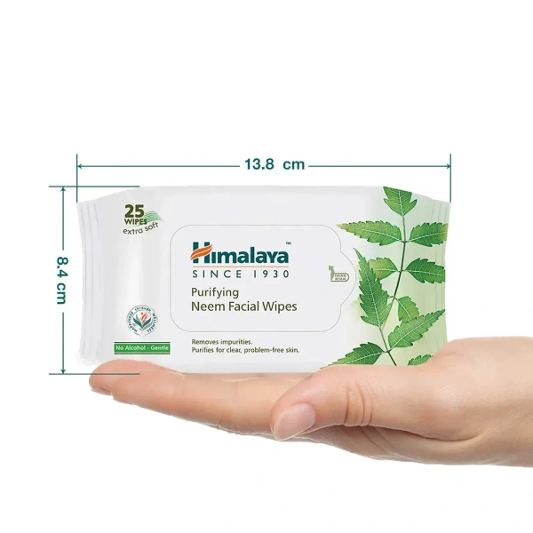 HIMALAYA PHARMA Purifying Neem Facial Wipes - Himalaya - 25's