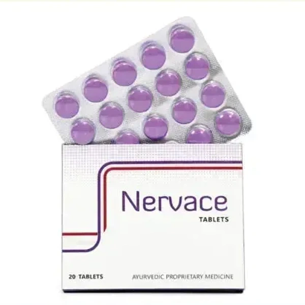 AYURCHEM PRODUCTS Nervace Tablet - Ayurchem - 20Tablet