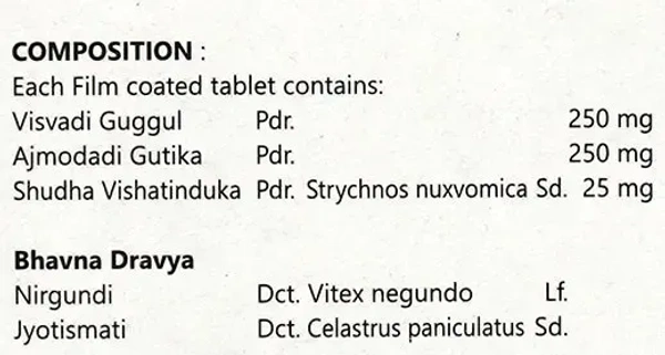 AYURCHEM PRODUCTS Nervace Tablet - Ayurchem - 20Tablet