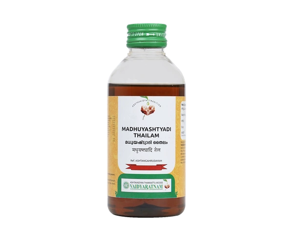 VAIDYARATHNAM Madhuyashtyadi Oil - Vaidyaratnam - 200Ml