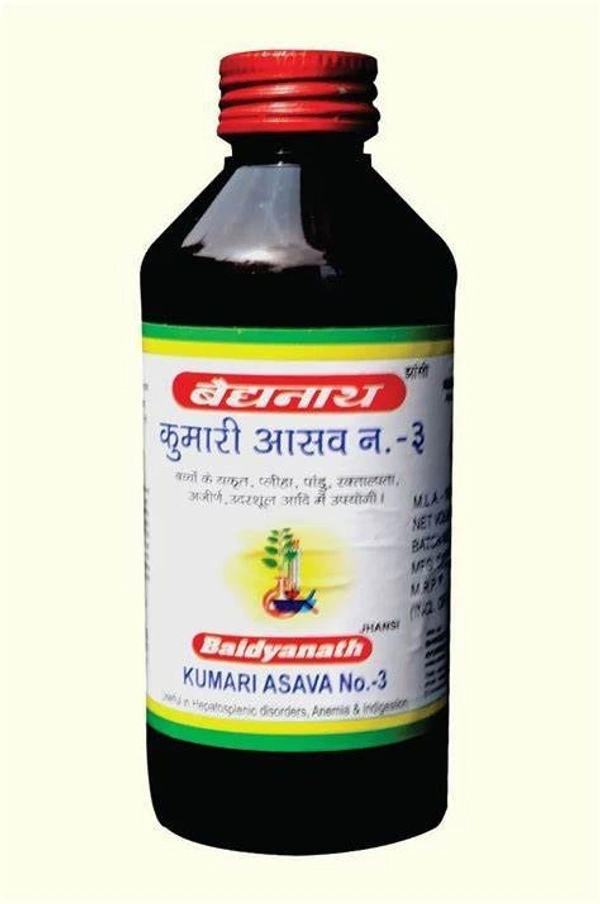 BAIDYANATH  Kumaryasava N0.3 - Baidyanath - 200Ml