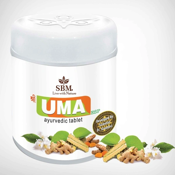 SRI BHAGAVATHY MADOM Uma Tablet - Sri Bhagavathy Madom - 60 Tablets