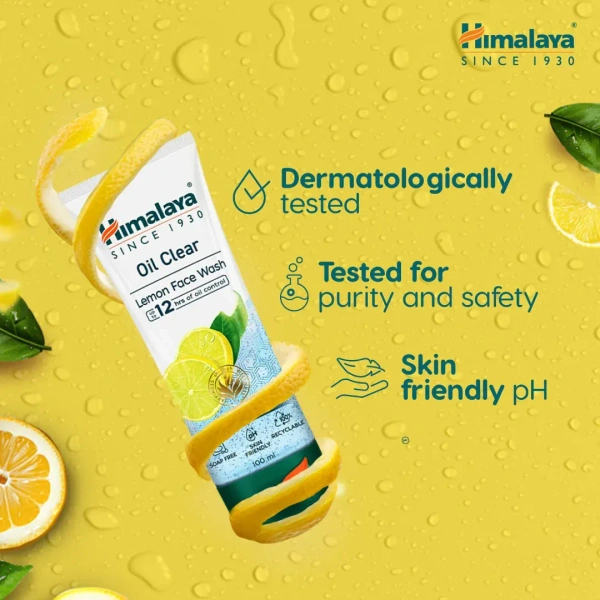 HIMALAYA PHARMA Oil Clear Lemon Face Wash - Himalaya Drugs - 100Ml
