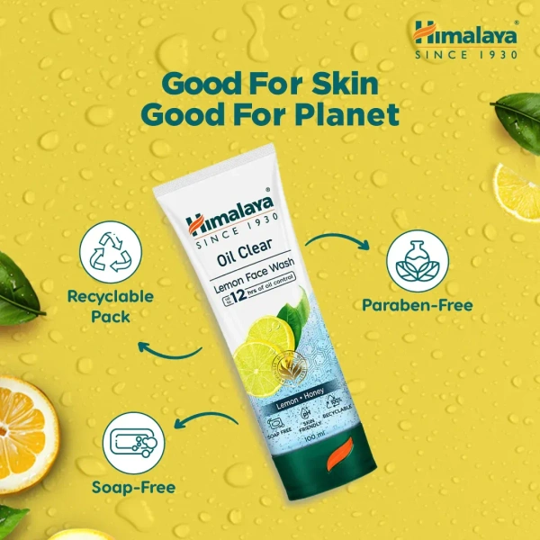 HIMALAYA PHARMACY Oil Clear  Lemon Face Wash - Himalaya - 50ml