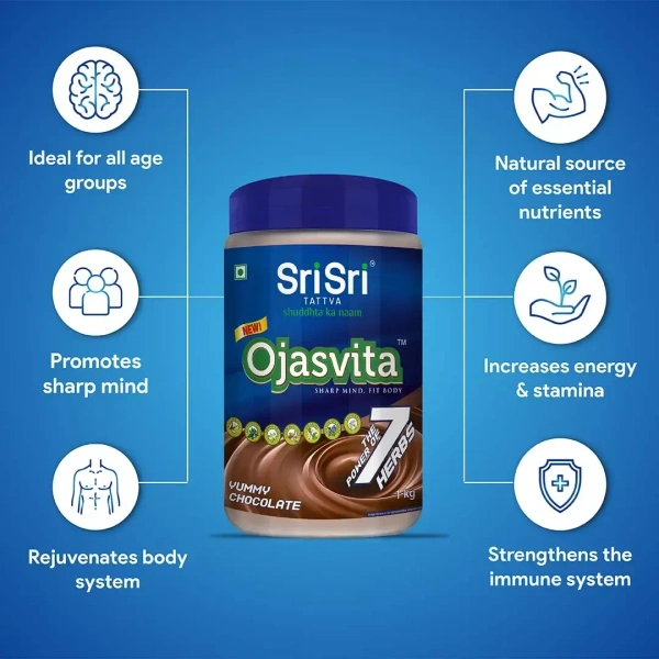 SRI SRI AYURVEDA Ojasvita Chocolate - Sri Sri - 1Kg