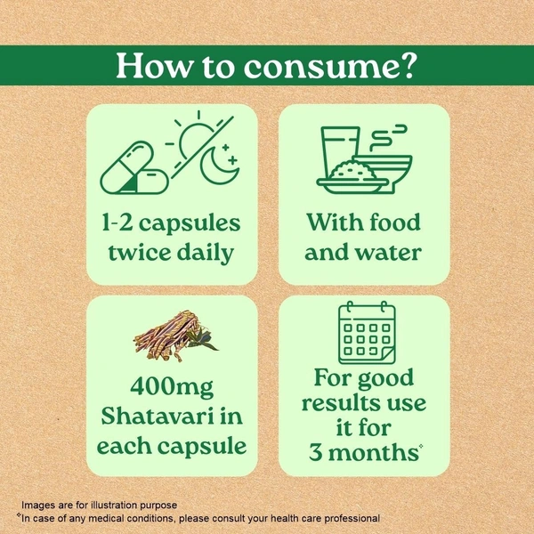 ORGANIC INDIA Shatavari Capsule - Organic - 60Capsule