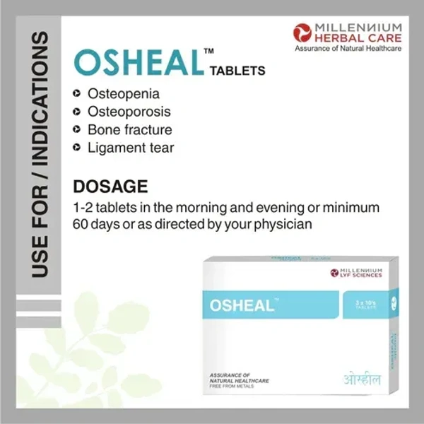 MILLENNIUM HERBALS Osheal Tablet - Millennium - 10Tablets