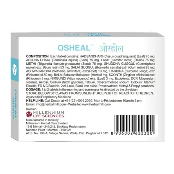 MILLENNIUM HERBALS Osheal Tablet - Millennium - 10Tablets