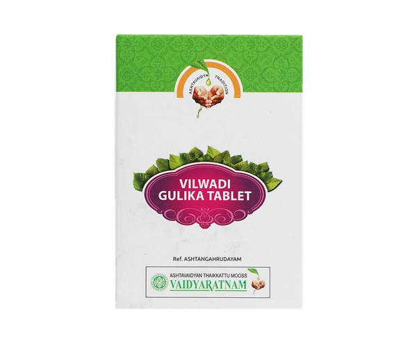 VAIDYARATHNAM Vilwadi Gulika Tablet - Vaidyaratnam - 100 Tablets