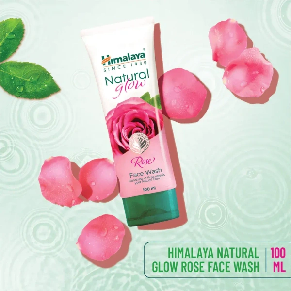 HIMALAYA DRUGS Natural Glow Rose Face Wash - Himalaya - 100Ml