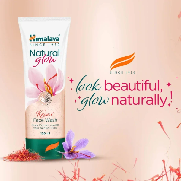 HIMALAYA PHARMACY Natural Glow Kesar Face Wash 100Ml-Himalay - 50ml