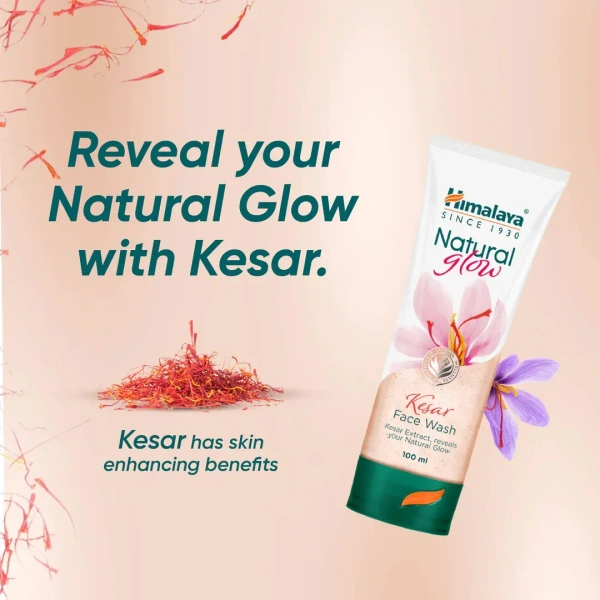 HIMALAYA DRUGS Natural Glow Kesar Face Gel - Himalaya - 50Ml