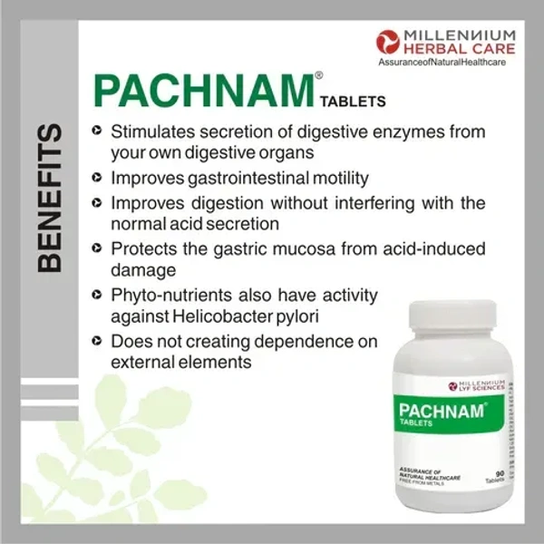 MILLENNIUM HERBALS Pachanam Tablets - Millennium - 90Tablets