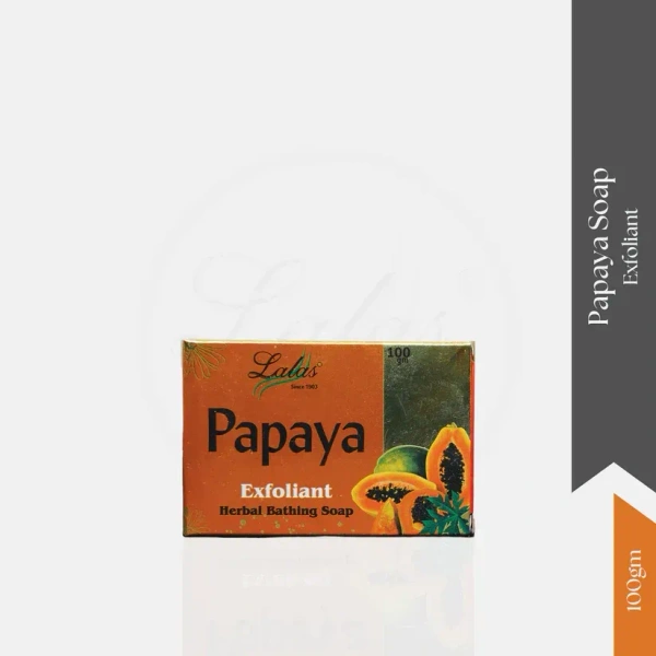 LALA DAWASAZ PVT LTD Papaya Soap - Lalas - 100Gm