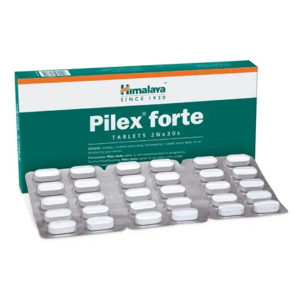 HIMALAYA DRUGS Pilex Forte Tablet - Himalaya - 30Tablet