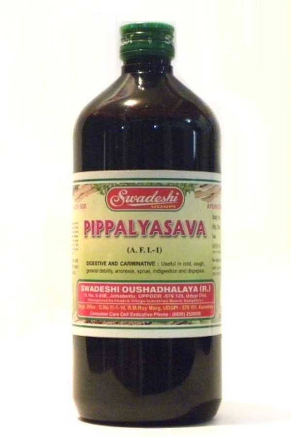 SWADESHI  Pippalyasava - Swadeshi - 450ml