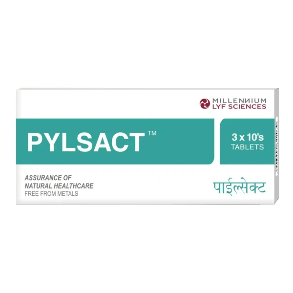 MILLENNIUM HERBALS Pylsact Tablet - Millennium - 10Tablets