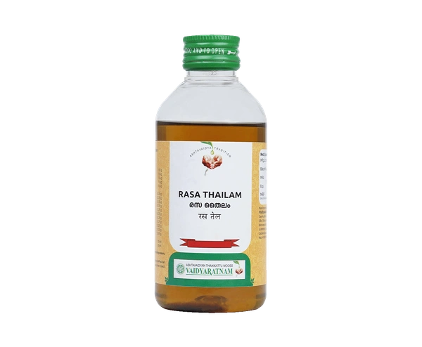 VAIDYARATHNAM Rasa Tail - Vaidyaratnam - 200Ml