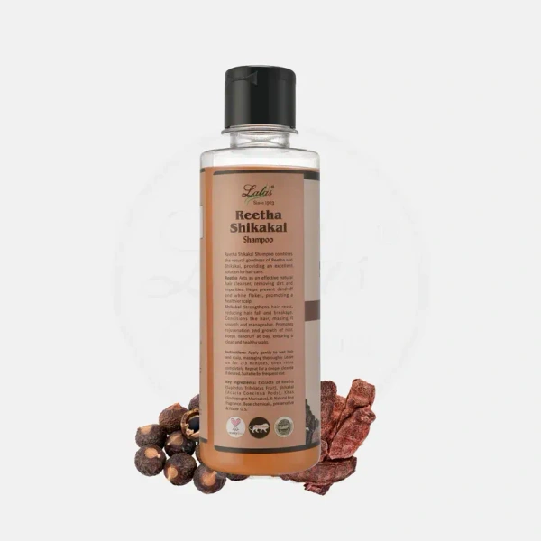 LALA DAWASAZ PVT LTD Reetha Shikakai Shampoo - Lalas - 250Ml
