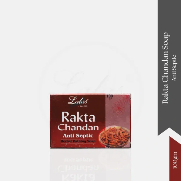 LALA DAWASAZ PVT LTD Rakta Chandan Handmade Soap - Lalas - 100Gm