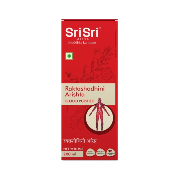 SRI SRI AYURVEDA Raktashodhini Arishta - Sri Sri - 200Ml