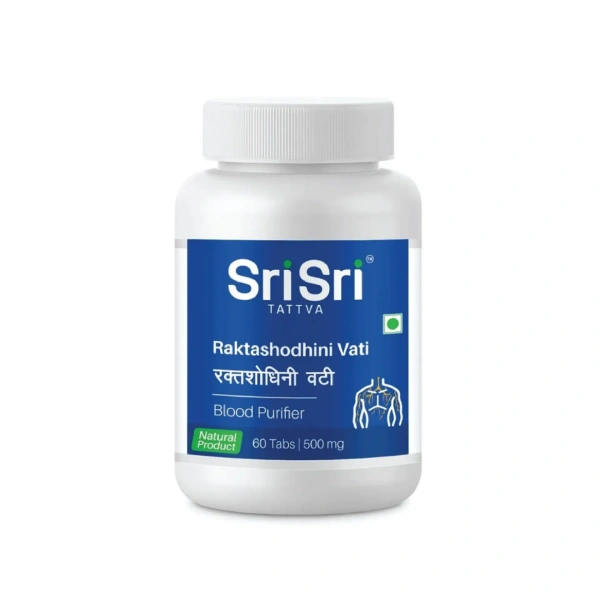 SRI SRI AYURVEDA Raktashodhini Vati - Sri Sri - 60 Tablets