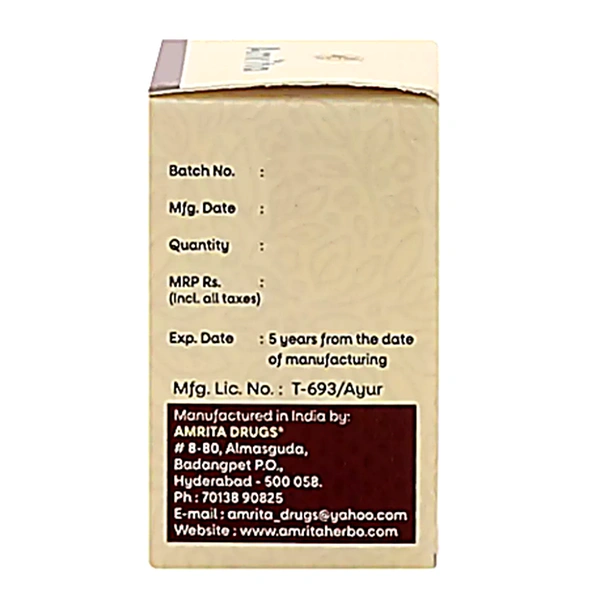 AMRITA DRUGS Rasraj Ras(Gold) - Amrita - 10 Tab
