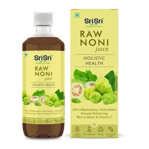 SRI SRI AYURVEDA Raw Noni Juice - Sri Sri Tattva - 1L