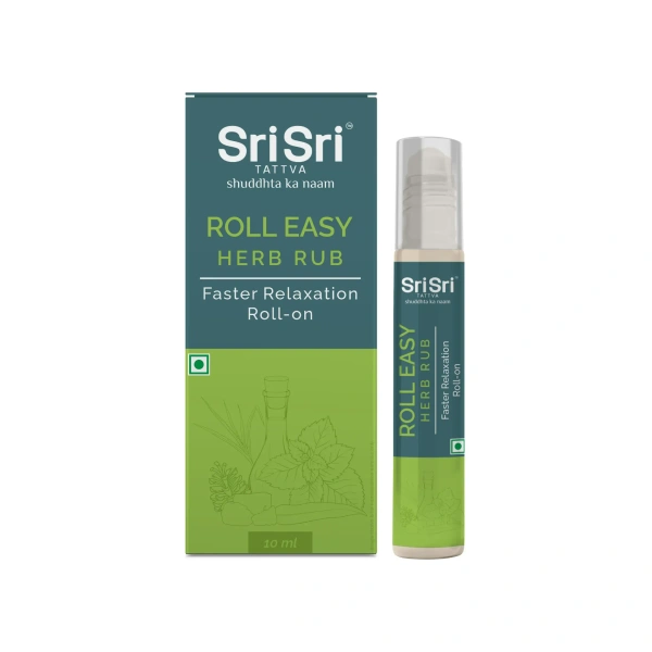 SRI SRI AYURVEDA Roll Easy Herb Rub - Sri Sri - 10Ml