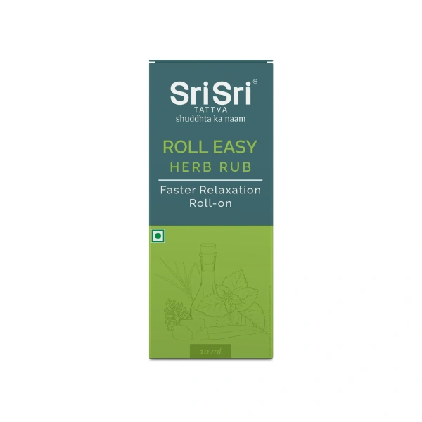 SRI SRI AYURVEDA Roll Easy Herb Rub - Sri Sri - 10Ml