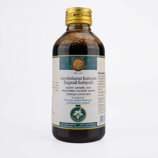 THE ARYA VAIDYA PHARMACY Amruthotharam Nagaradi Kashayam - AVP - 200Ml