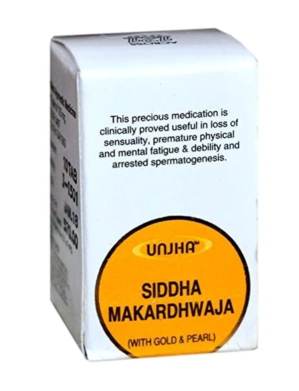 UNJHA Siddha Makardhwaja (Gold) - Unjha - 30 Tablets