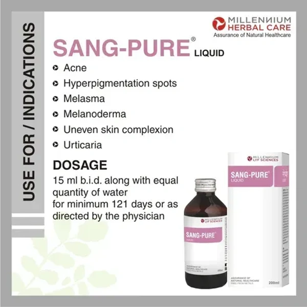 MILLENNIUM HERBALS Sang Pure Syrup - Millennium - 200ml
