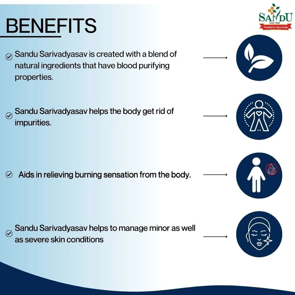 SANDU BROTHERS Sarivadyasava 450Ml-Sandu B - 450Ml