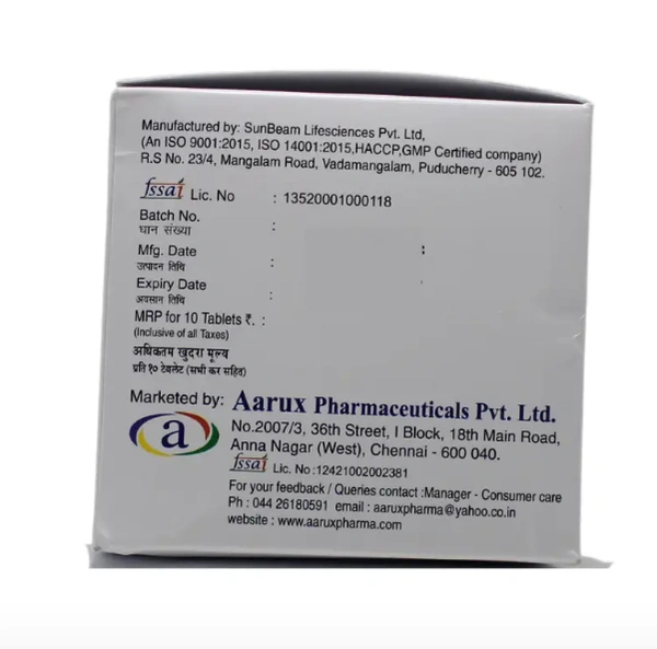 AARUX PHARMACEUTICAL Enzorux Forte - Aarux - 10Tabet