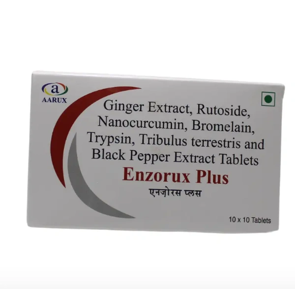 AARUX PHARMACEUTICAL Enzorux Plus Tablet - Aarux  - 10Tablet