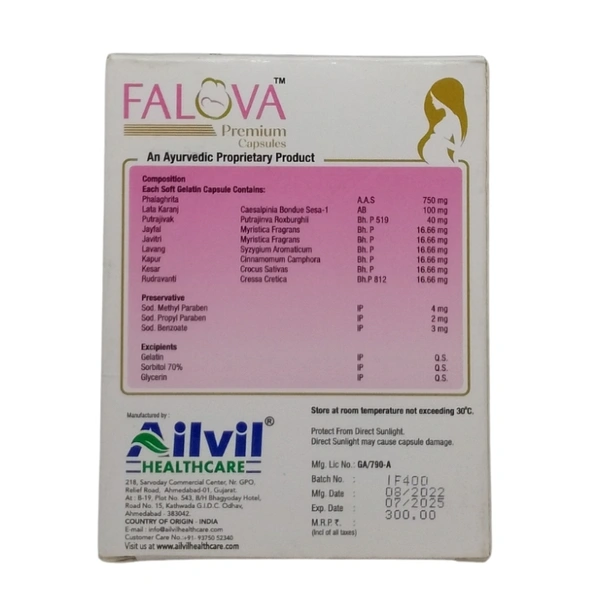 AILVIL HEALTHCARE Falova Premium Tablet - Ailvil - 150 Tablet