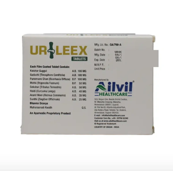 AILVIL HEALTHCARE Urileex Tablets - Ailvil - 150 Tablets