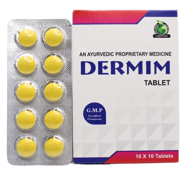 AIM WELL PHARMA Dermim Tablet - Aim Well - 100 Tablet