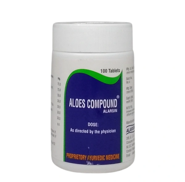 ALARSIN Aloes Compound Tablet - Alarsin - 100 Tablet