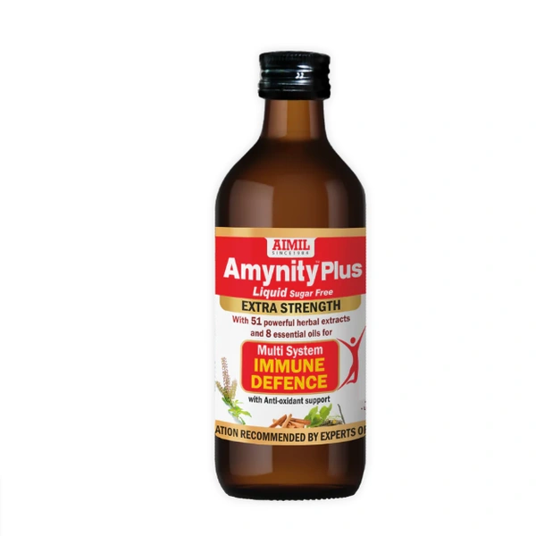 AIMIL PHARMACEUTICAL Amynity Plus Liquid Sugar Free - Aimil - 200Ml