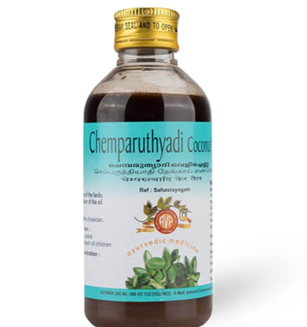 THE ARYA VAIDYA PHARMACY Chemparuthayadi Coconut Oil - AVP - 200Ml