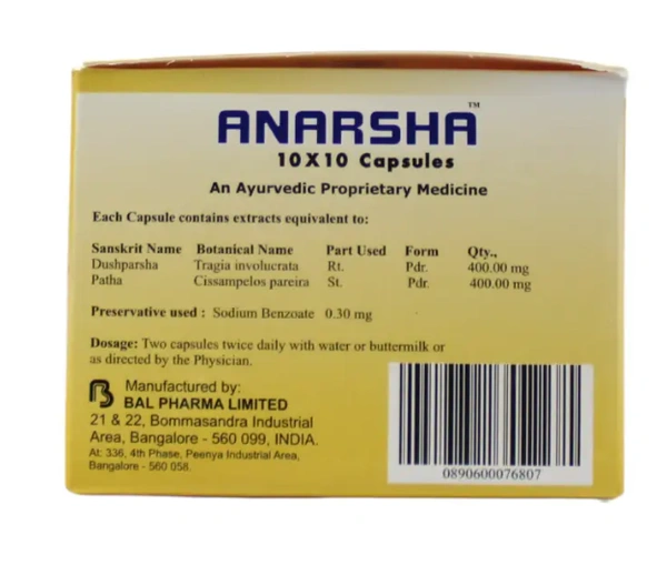 BAL VEDICS Anarsha Capsule - Bal Vedics - 100Capsule