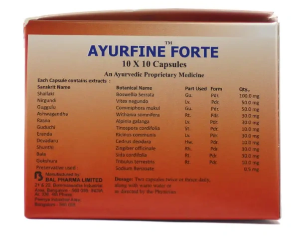 BAL VEDICS Ayurfine Forte Capsule  - Bal Vedics - 100Capsule