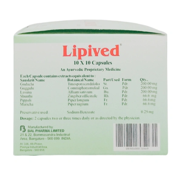 BAL VEDICS Lipived Capsule  -  Bal Vedics - 100Capsule