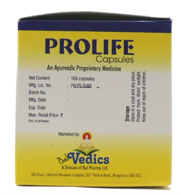 BAL VEDICS Prolife Capsule - Bal Vedics - 100Capsule