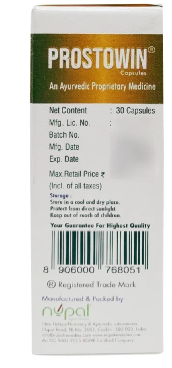 BAL VEDICS Prostowin Capsule - Bal Vedics - 100Capsule