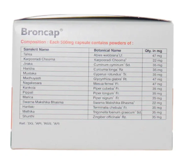 CAPRO  Broncap Capsule - Capro  - 100Capsule